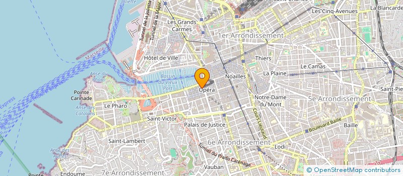 localisation de l'entreprise MAZEL à MARSEILLE