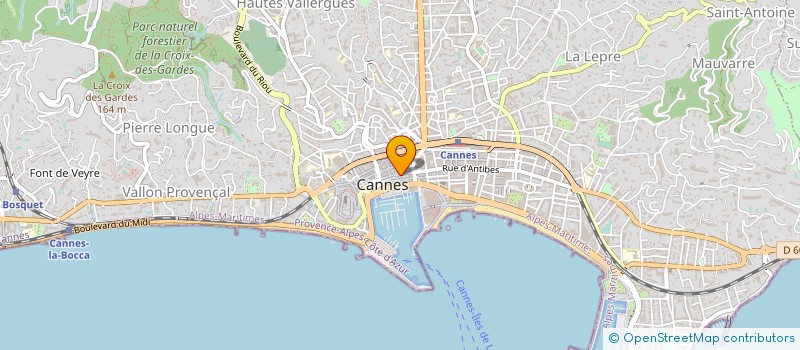 localisation de l'entreprise MAZEL à CANNES