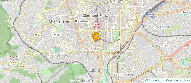 localisation de l'entreprise MAZEL  CLERMONT-FERRAND