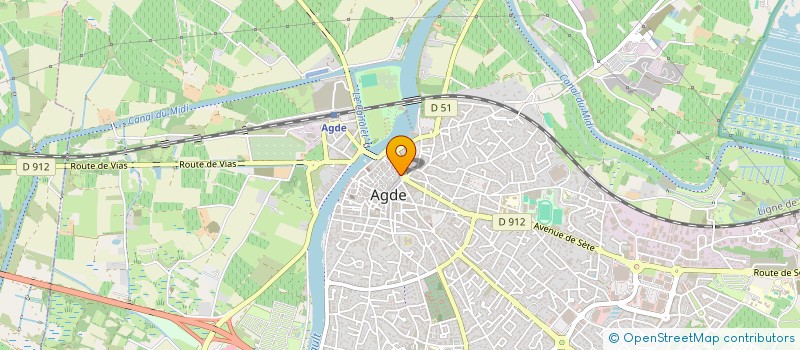 localisation de l'entreprise MAZEL  AGDE