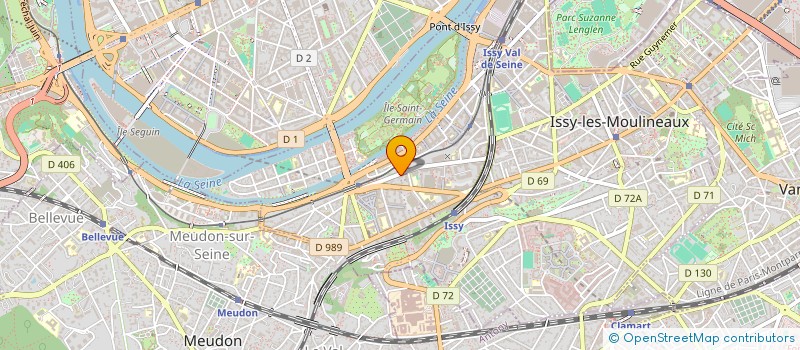localisation de l'entreprise MAZEL à ISSY-LES-MOULINEAUX