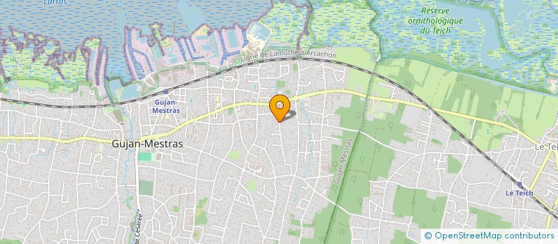 localisation de l'entreprise MAZEL  GUJAN-MESTRAS