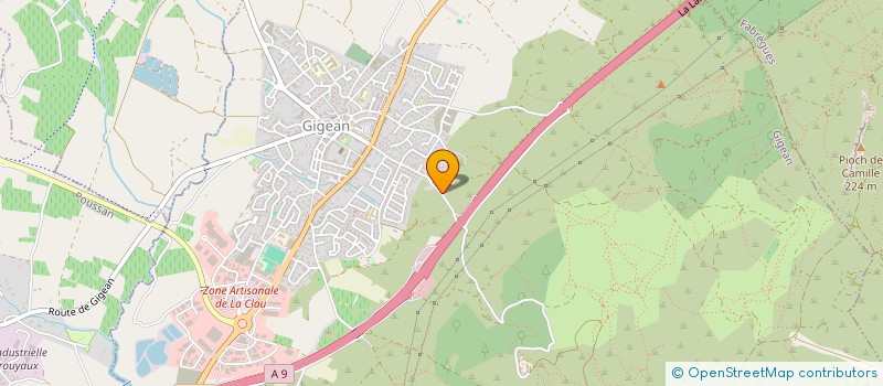 localisation de l'entreprise MAZEL RENOVATION  GIGEAN