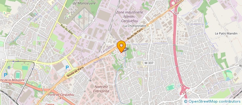 localisation de l'entreprise MAZELBAT à NANTES