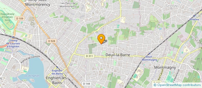 localisation de l'entreprise MAZELOC à DEUIL-LA-BARRE