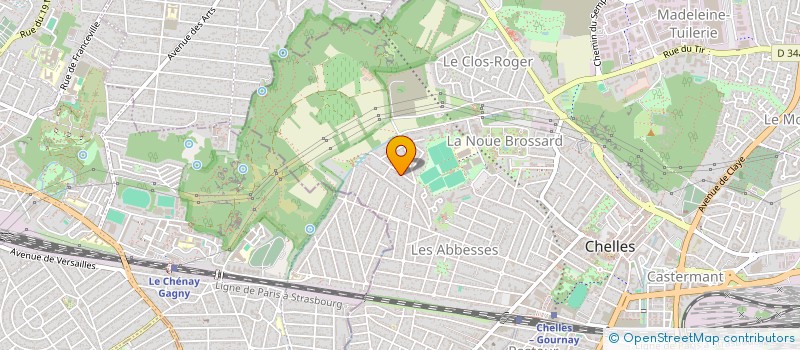 localisation de l'entreprise MAZEN  CHELLES