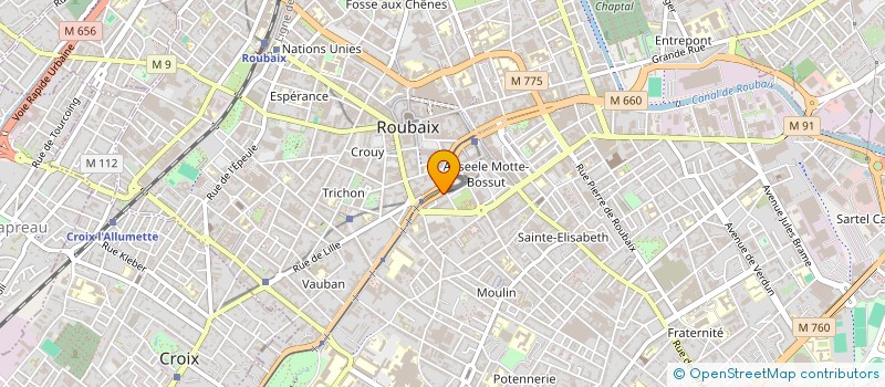 localisation de l'entreprise MAZENDIO BY NECC à ROUBAIX