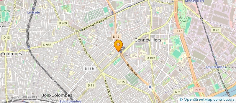 localisation de l'entreprise MAZER à ASNIERES-SUR-SEINE
