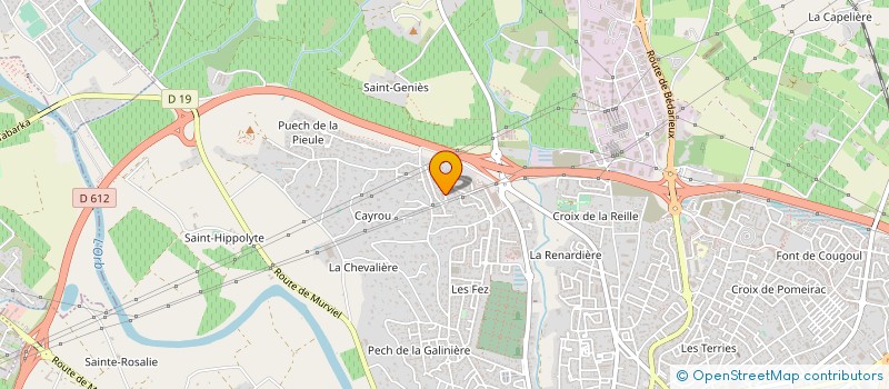 localisation de l'entreprise MAZERAN OPTIQUE  BEZIERS