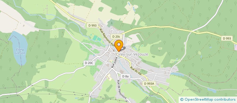 localisation de l'entreprise MAZERAND - SCHERNO  CIREY-SUR-VEZOUZE