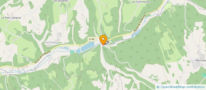 localisation de l'entreprise MAZERAT  MARCILLAC-SAINT-QUENTIN