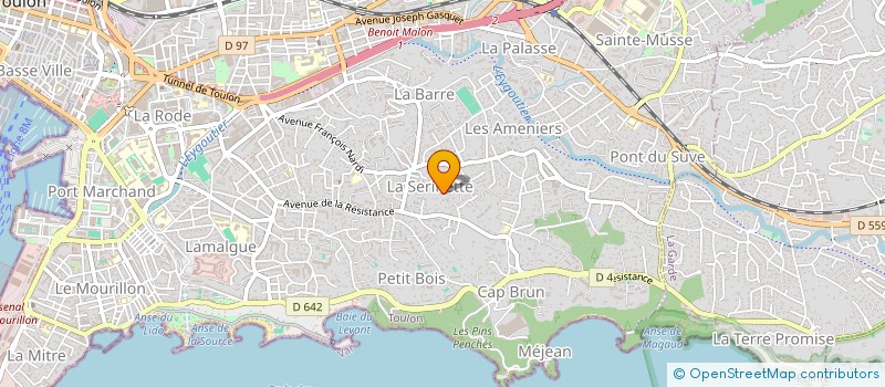 localisation de l'entreprise MAZERBOURG  TOULON