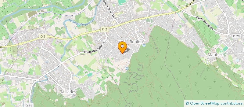 localisation de l'entreprise MAZET  ROBION