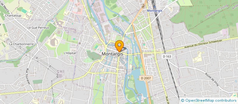 localisation de l'entreprise MAZET DE MONTARGIS à MONTARGIS
