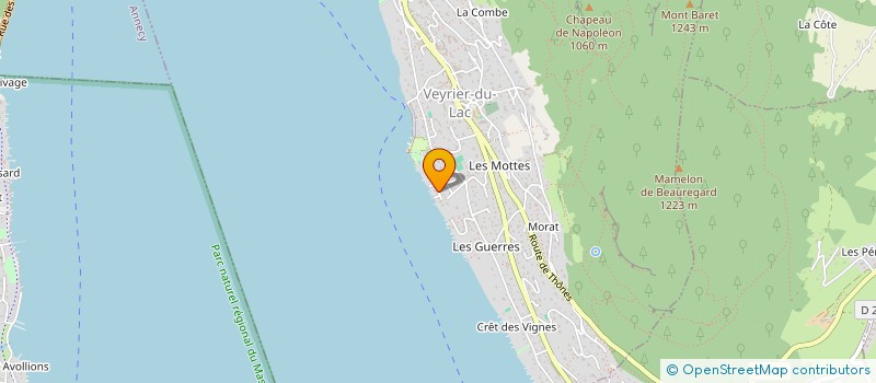 localisation de l'entreprise MAZET INVEST SAS  VEYRIER-DU-LAC