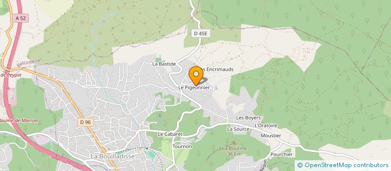 localisation de l'entreprise MAZET-JOURNOT  LA BOUILLADISSE