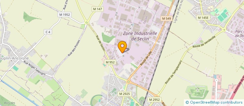 localisation de l'entreprise MAZET LILLE SA à SECLIN