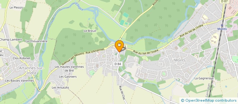 localisation de l'entreprise MAZETTE  MONTS