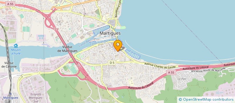 localisation de l'entreprise MAZETTE ! à MARTIGUES