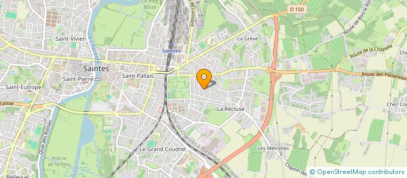 localisation de l'entreprise MAZETTE  SAINTES