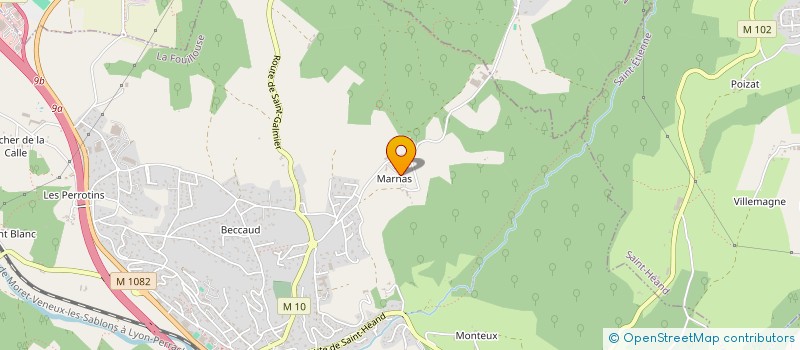 localisation de l'entreprise MAZI 2  LA FOUILLOUSE