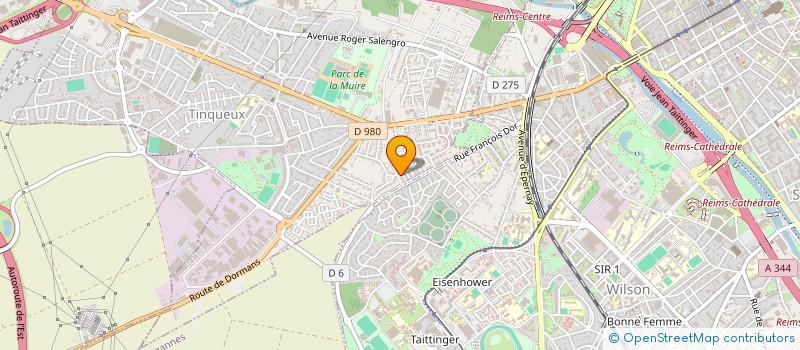 localisation de l'entreprise MAZI  TINQUEUX