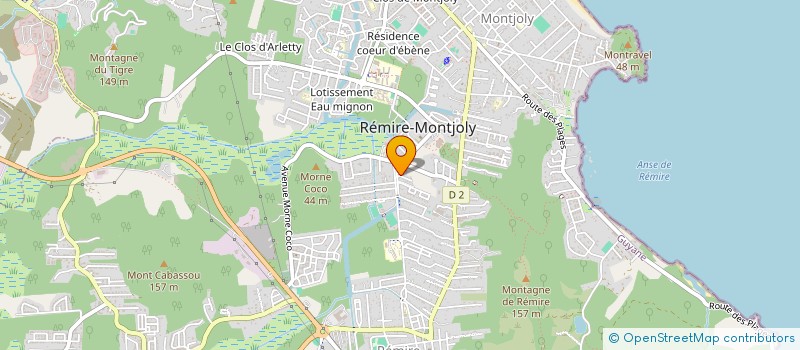localisation de l'entreprise MAZIA - COMMERCE INGENIERIE ET SERVICES  REMIRE-MONTJOLY