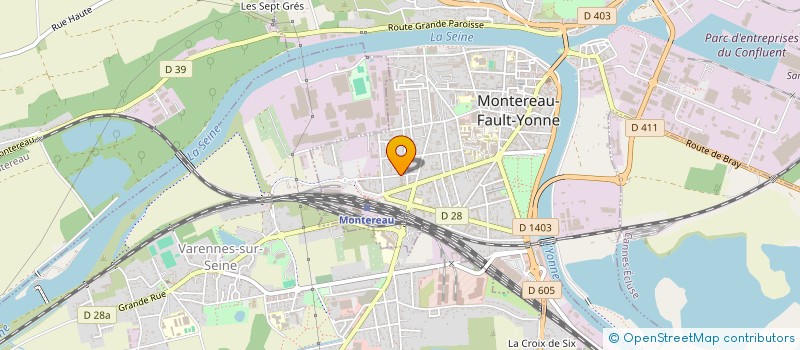 localisation de l'entreprise MAZIER à MONTEREAU-FAULT-YONNE