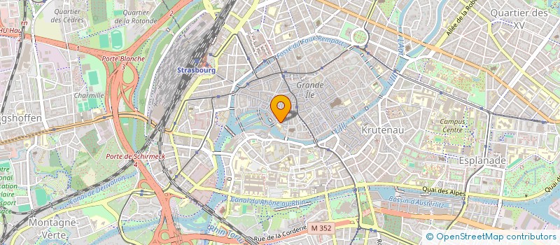localisation de l'entreprise MAZIER RH CONSEIL à STRASBOURG