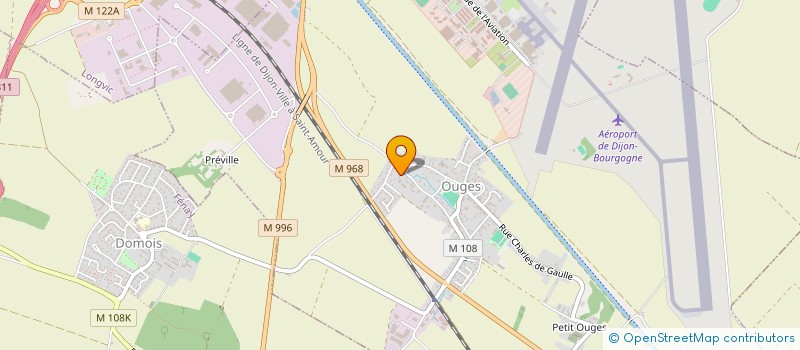 localisation de l'entreprise MAZIERES  OUGES