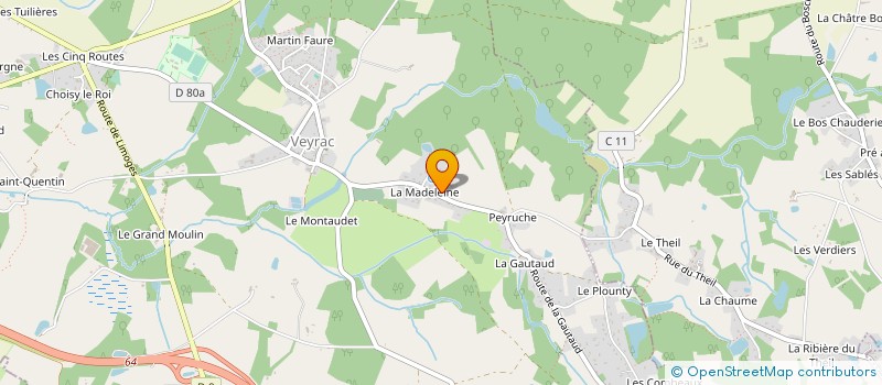 localisation de l'entreprise MAZIERES ANTHY  VEYRAC