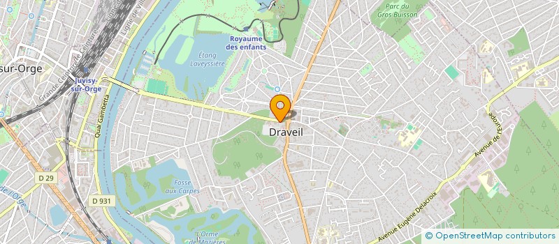 localisation de l'entreprise MAZIERES NETTOYAGE SARL à DRAVEIL