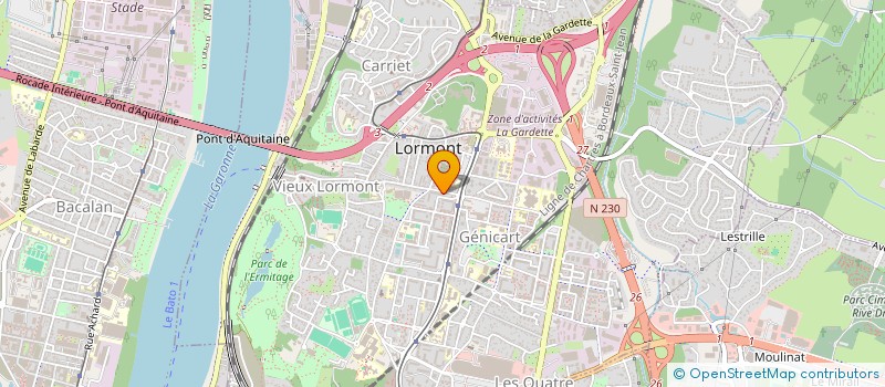 localisation de l'entreprise MAZILLAC  LORMONT