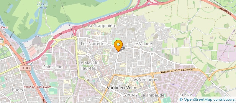 localisation de l'entreprise MAZILLE  VAULX-EN-VELIN