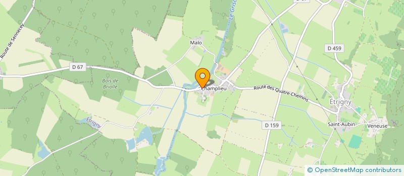 localisation de l'entreprise MAZILLE MARTIAL  ETRIGNY