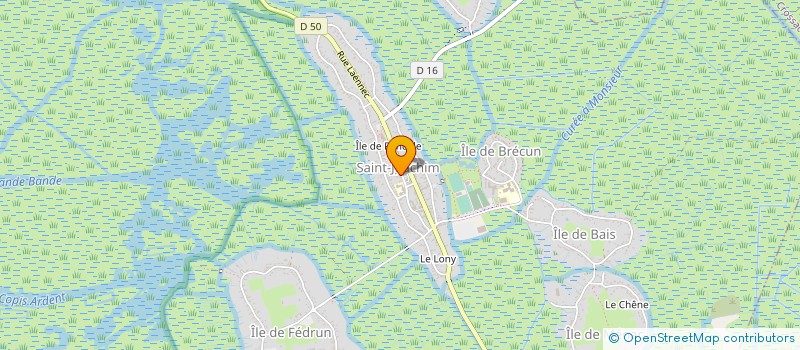 localisation de l'entreprise MAZIN  SAINT-JOACHIM