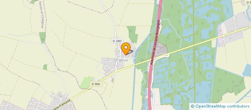 localisation de l'entreprise MAZIN  ORGEUX