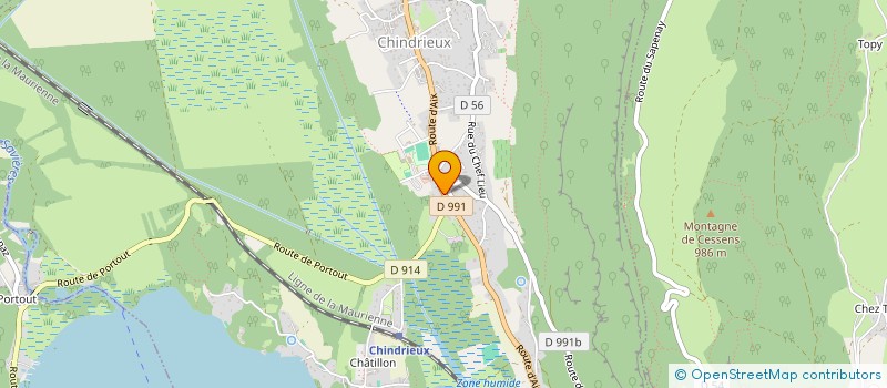 localisation de l'entreprise MAZIN PLOMBERIE CHAUFFAGE  CHINDRIEUX