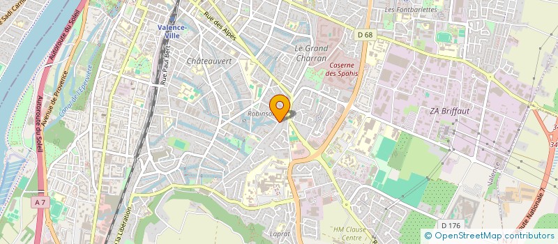 localisation de l'entreprise MAZINO 22 à VALENCE
