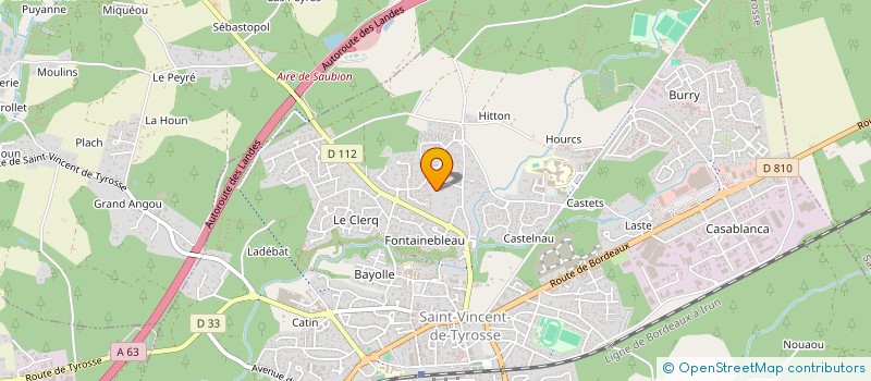 localisation de l'entreprise MAZINVEST  SAINT-VINCENT-DE-TYROSSE