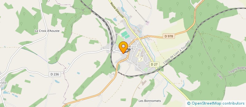 localisation de l'entreprise MAZL  LIART