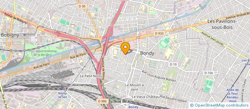 localisation de l'entreprise MAZN BAT  BONDY