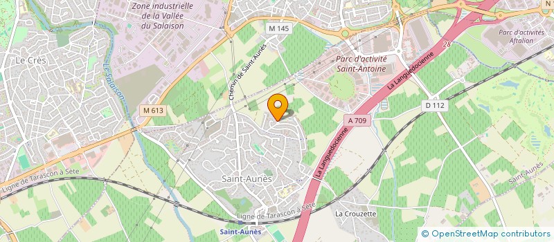 localisation de l'entreprise MAZOCA IMMO  SAINT-AUNES