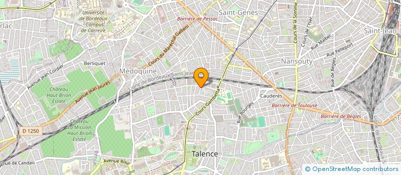 localisation de l'entreprise MAZOE  TALENCE