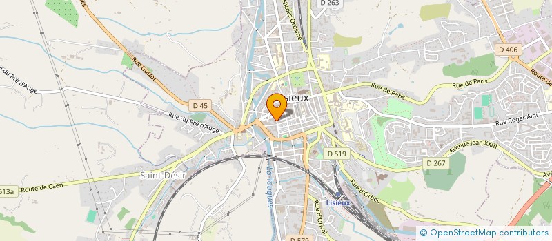 localisation de l'entreprise MAZOER à LISIEUX
