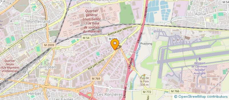 localisation de l'entreprise MAZOIRES  CLERMONT-FERRAND