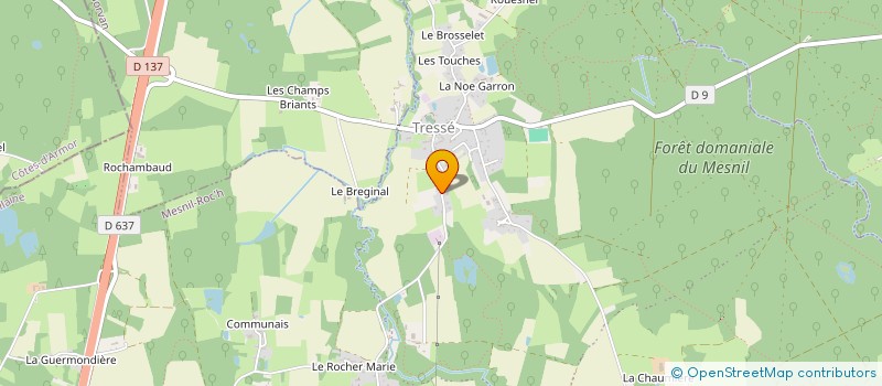 localisation de l'entreprise MAZOLO  MESNIL-ROC'H