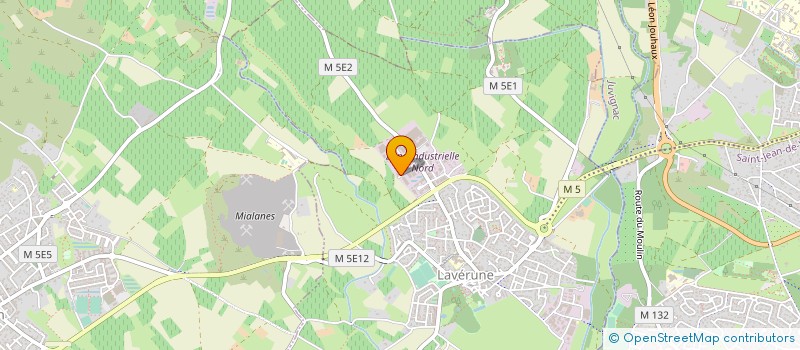 localisation de l'entreprise MAZON LOC  LAVERUNE