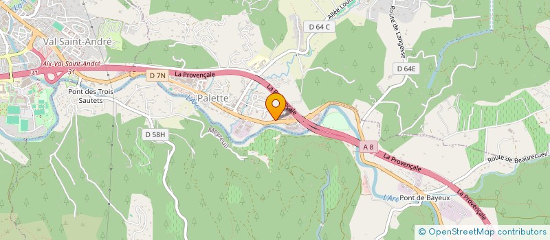 localisation de l'entreprise MAZONE  LE THOLONET