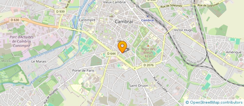 localisation de l'entreprise MAZONY COURTIER AUTOMOTIVE  CAMBRAI